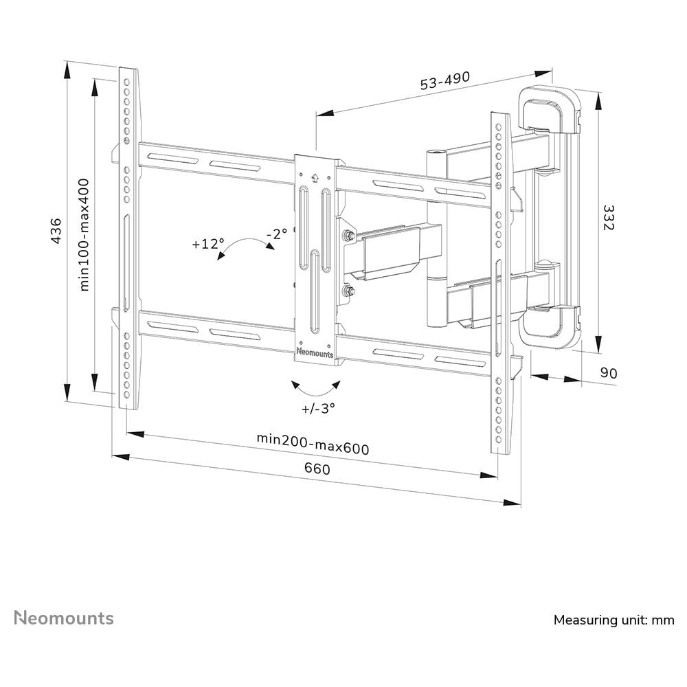 WL40-550BL16 Supporto a Parete per TV - Foto 17