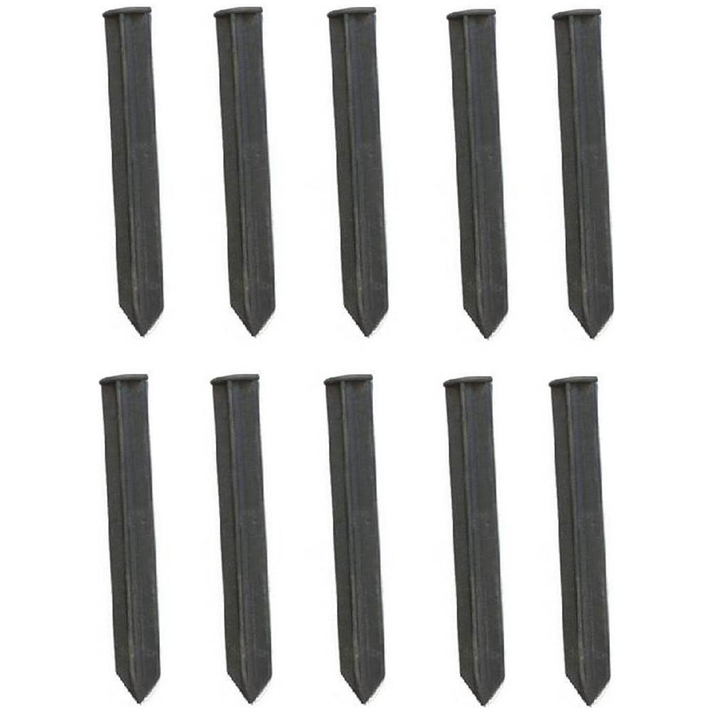 10 Set Di Ancore In Plastica 25cm X 3cm | Bordure Per Aiuole | Aiuole Giardino - Foto 1