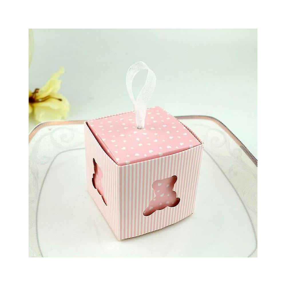 12 Scatole Regalo Porta Caramelle – Cartone Pieghevole Con Chiusura A Cuore, Riutilizzabili Per Feste E Baby Shower