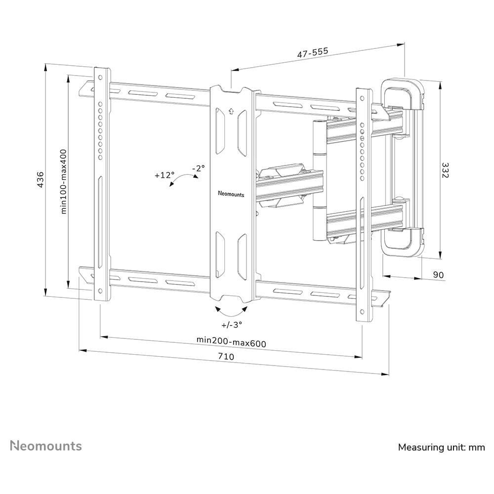 SUPPORTO DA PARETE WL40S-850BL16 - Foto 20