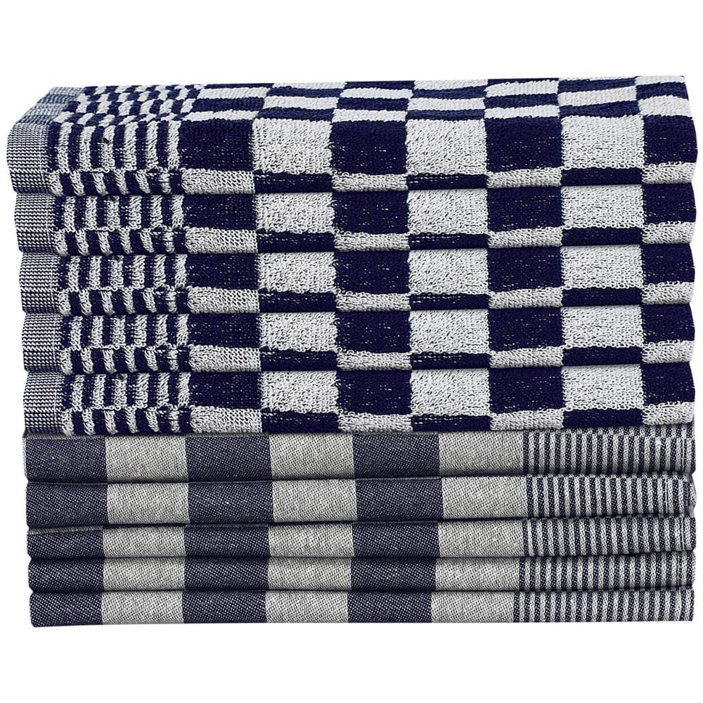 Set Strofinacci 20 Pz In Cotone Blu E Bianco - Foto 3