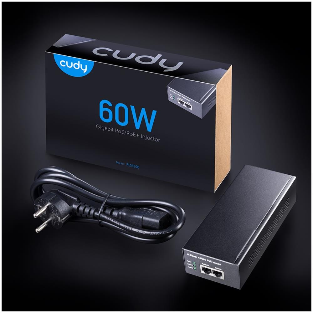 Iniettore Gigabit Poe++ Da 60w Fino A 100m, Poe300 Colore Nero - Foto 6