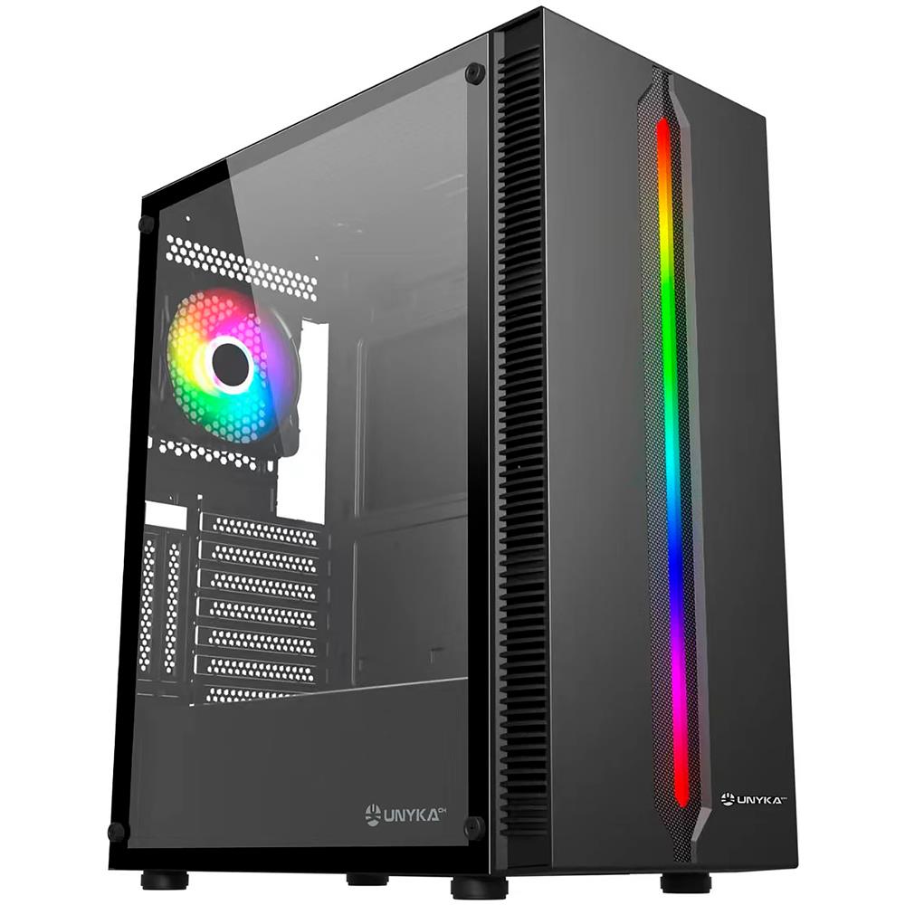 Case Armor Lumina Desktop PC ATX / ITX / micro ATX 3 Porte USB 3.0 Colore Nero - Foto 1