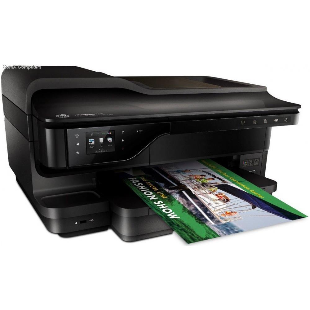 Officejet 7612 Stampante Multifunzione Stampa Copia Scansione Fax InkJet A3 a Colori 33 Ppm (B / N) 29 Ppm (Colore) Wi-Fi USB Ethernet - Foto 2