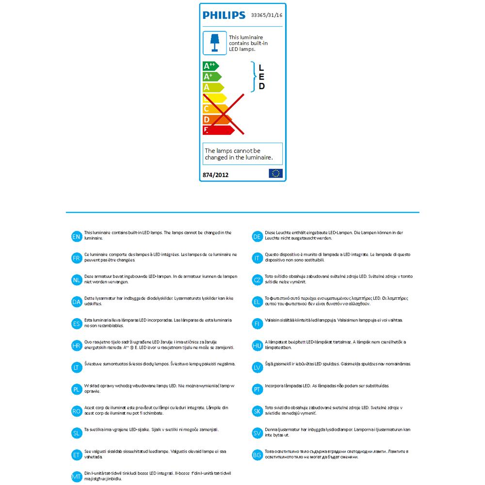 Cinnabar - Lampada Da Parete / Soffitto Bianca 1X22w -2700 K - Foto 1