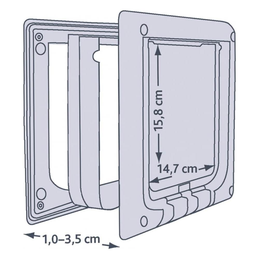 Gattaiola Elettromagnetica 4 Modalità 21,1x24,41cm Bianca 3869 - Foto 3