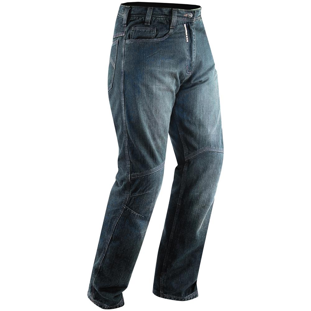 Jeans Moto Pantaloni Protecioni Omologate Ce Ginocchia Rinforzi Fianchi Blu 32 - Foto 1