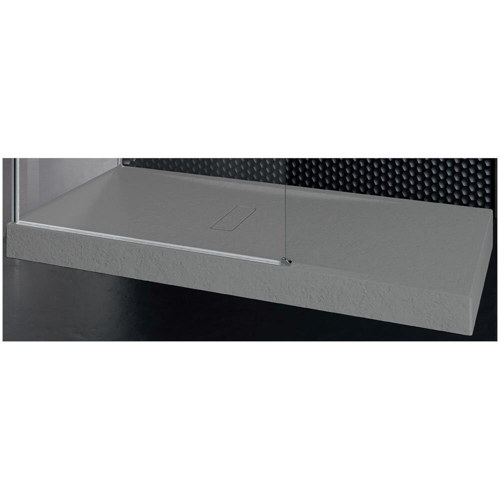 Set Miscelatore A Incasso A 3 Vie Per Vasca Doccia Su Piastra Rettangolare Ottone Cromato Serie Chrono 85830897 - Foto 9