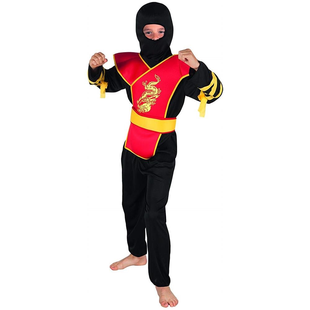 St. Kinderkostuum Ninja Master (7-9 Jaar) - Foto 1