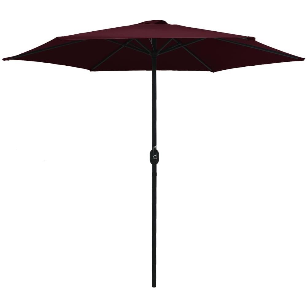 Ombrellone da Esterni con Palo in Alluminio 270x246 cm Bordò - Foto 2