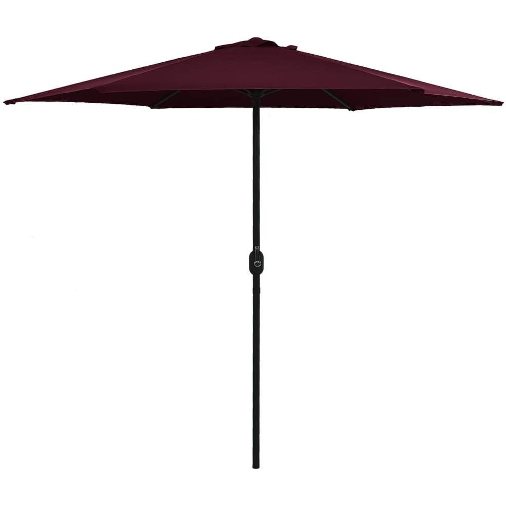 Ombrellone da Esterni con Palo in Alluminio 270x246 cm Bordò - Foto 1