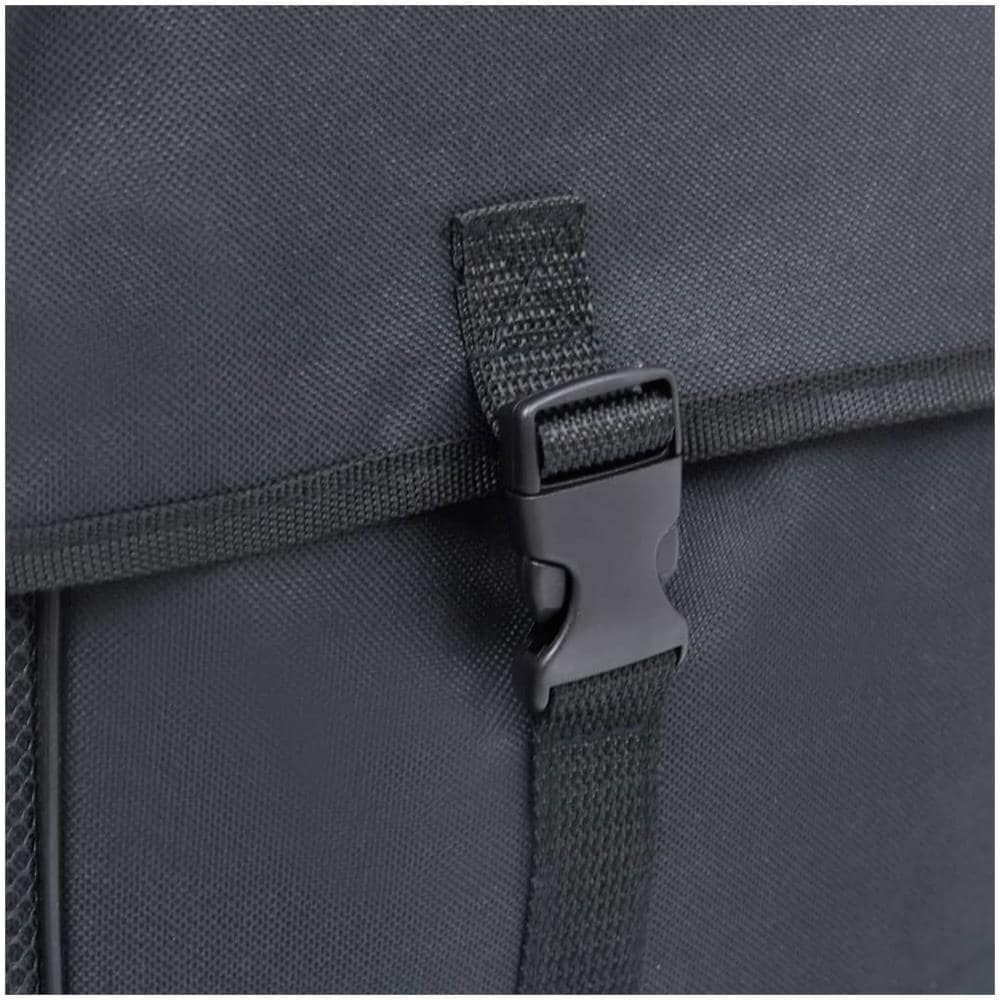 Borsa Doppia Bicicletta Impermeabile per Portapacchi 35 L Nero - Foto 2