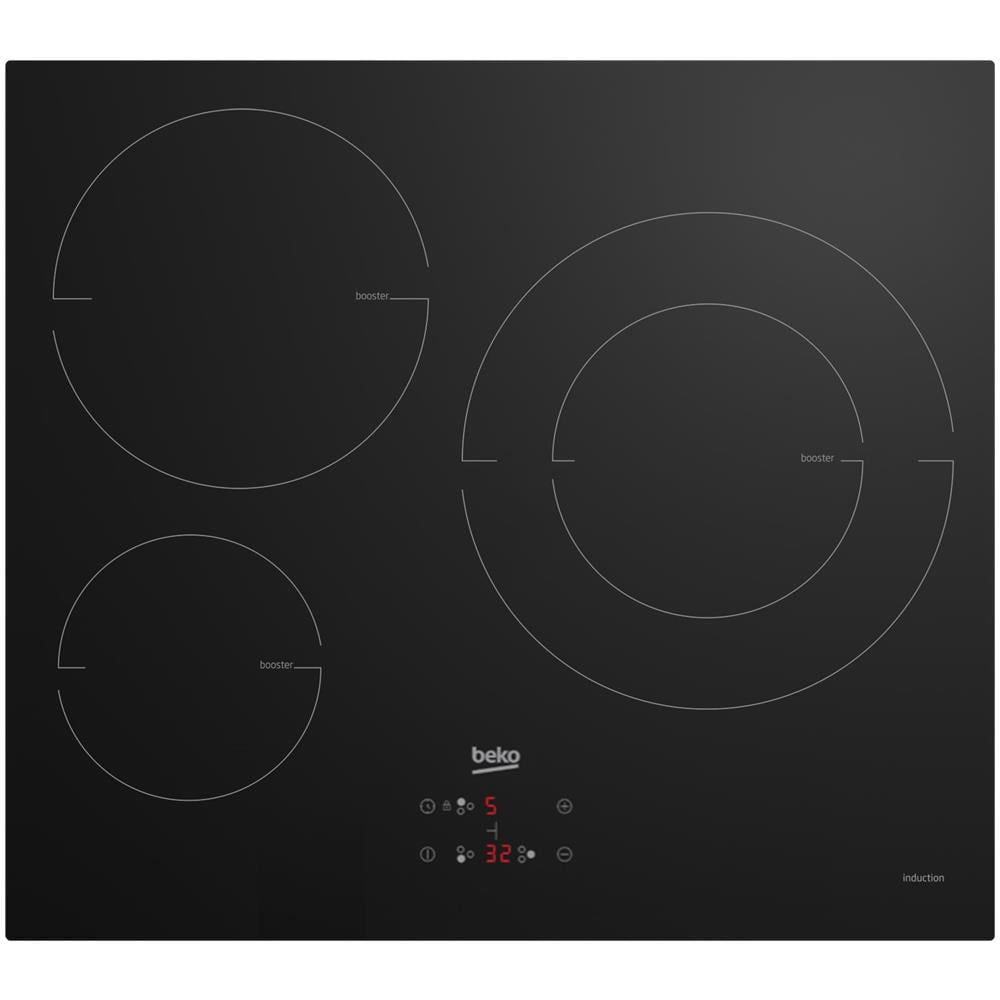 Piano Cottura HII63405MT a Induzione 3 Zone Cottura da 58 cm Colore Nero - Foto 1