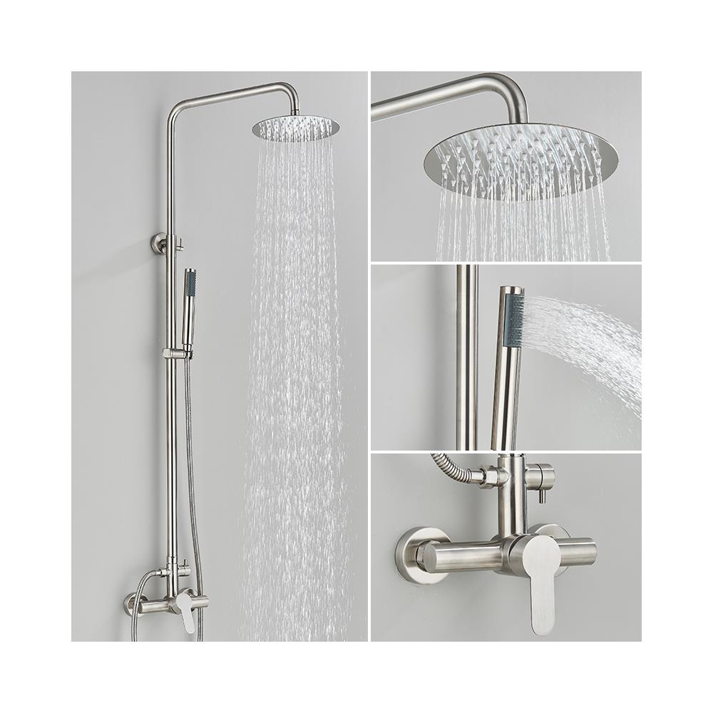 Colonna doccia, Blackswan, Tipo M177, modello nichel regolabile, misura 125 cm - Foto 2