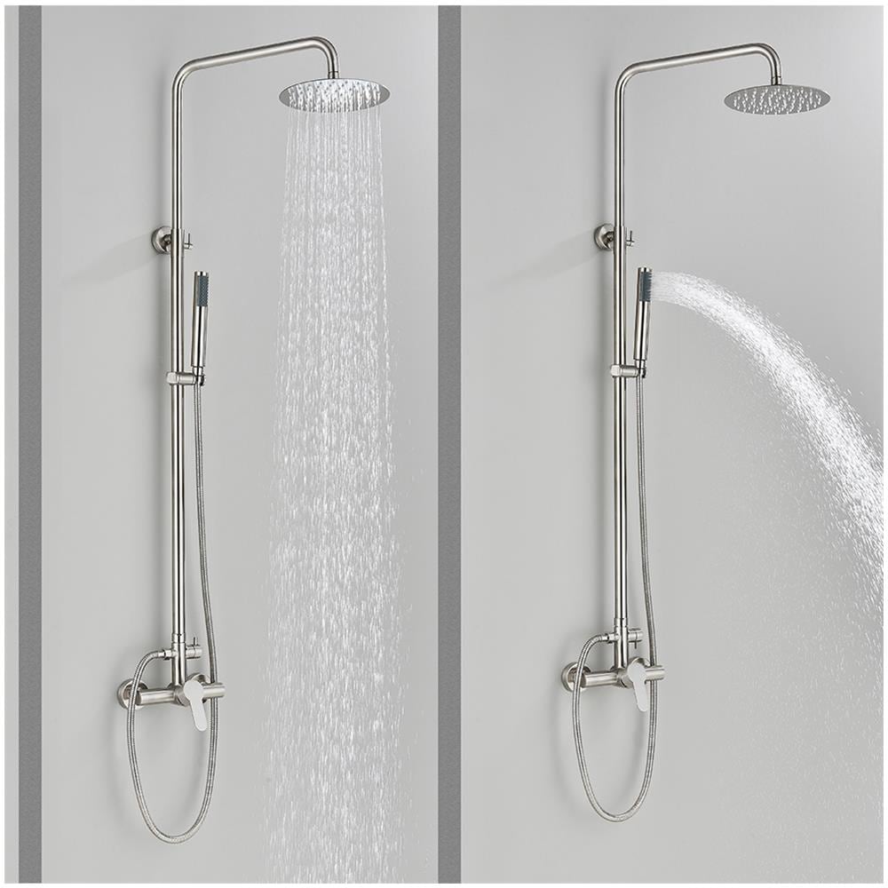 Colonna doccia, Blackswan, Tipo M177, modello nichel regolabile, misura 125 cm - Foto 4