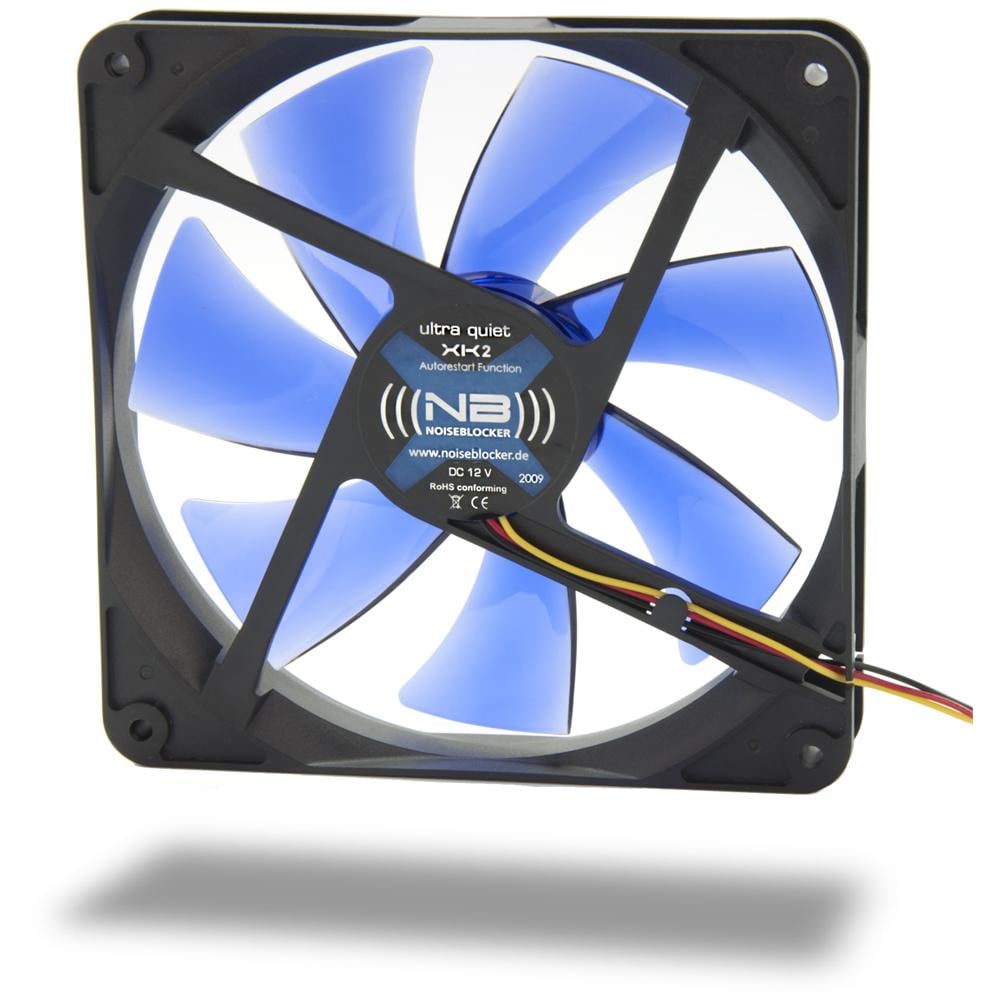 BlackSilentFan XK2, Ventilatore, Computer case, 14 cm, Nero, 4,5V, 14 cm - Foto 2
