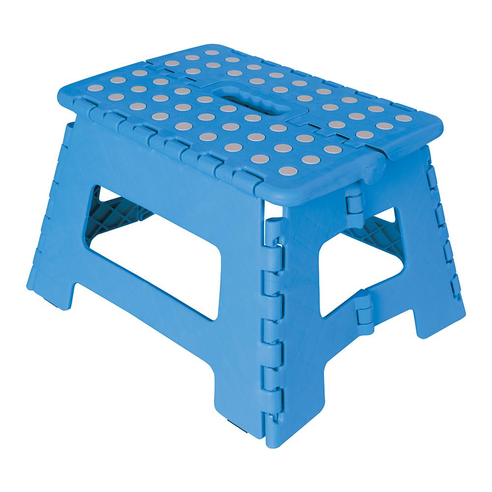 968731 Sgabello Pieghevole Con Gradino 150 Kg - Foto 1