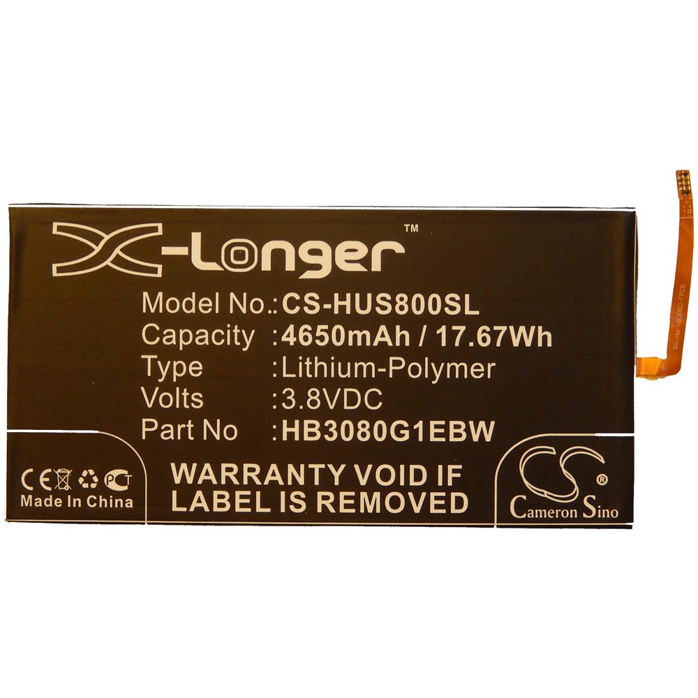 Li-polimeri Batteria 4650mah (3.8v) Per Netbook Pad Tab Tablet Huawei Mediapad M1 8.0 Come Hb3080g1ebw, Hb3080g1ebc. - Foto 1