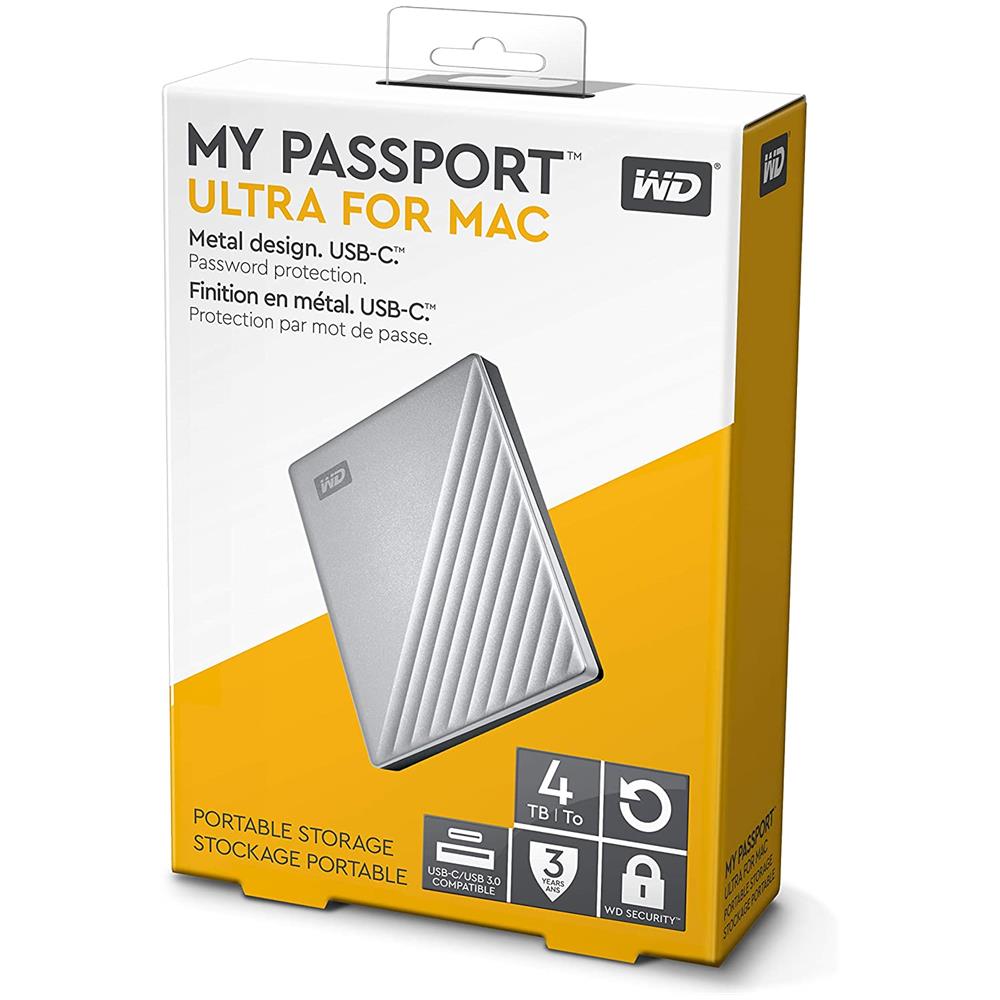Hard Disk Esterno per Mac My Passport Ultra 4 TB Interfaccia USB 3.0 - Foto 6