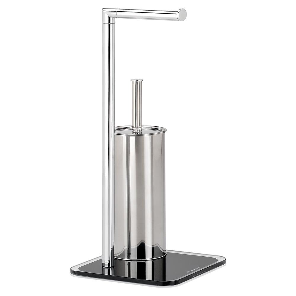 Piantana Dark Multiuso 2 Funzioni In Acciaio Cromato - Foto 1