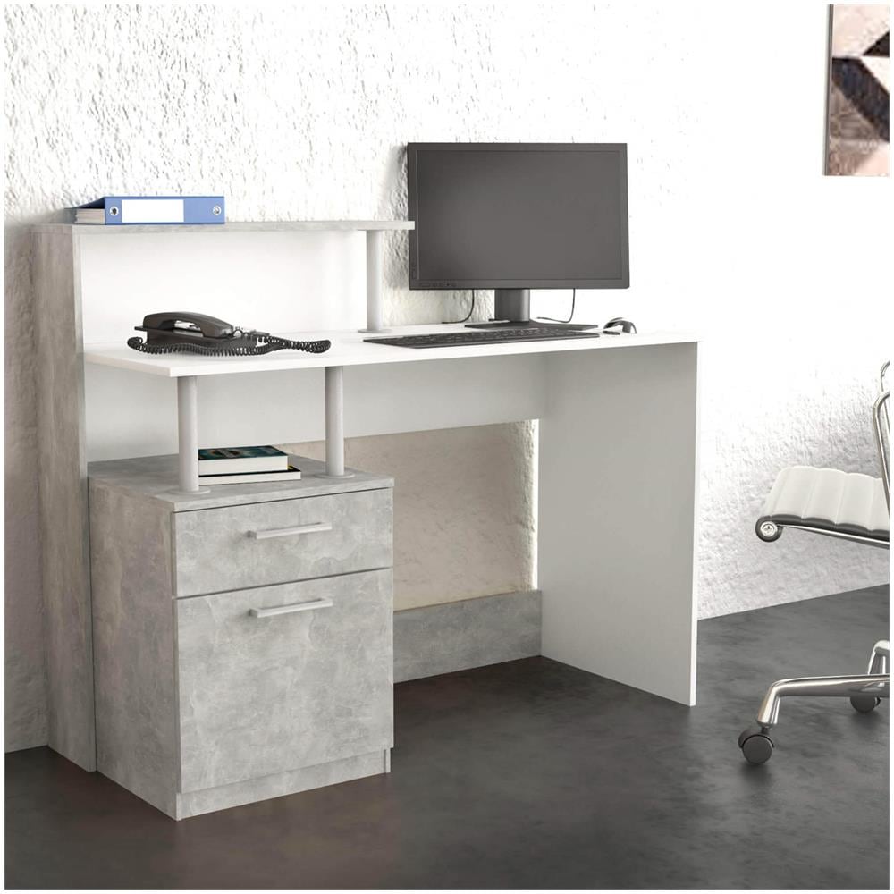 Decio - Scrivania Moderna Con Cassetto - Foto 3