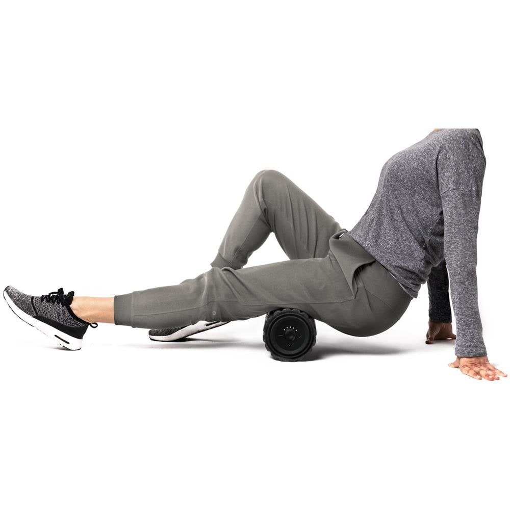 Rullo Vibrante Wave Roller Corpo Bluetooth 5 Frequenze di Vibrazione Struttura Ondulata Nero - Foto 8