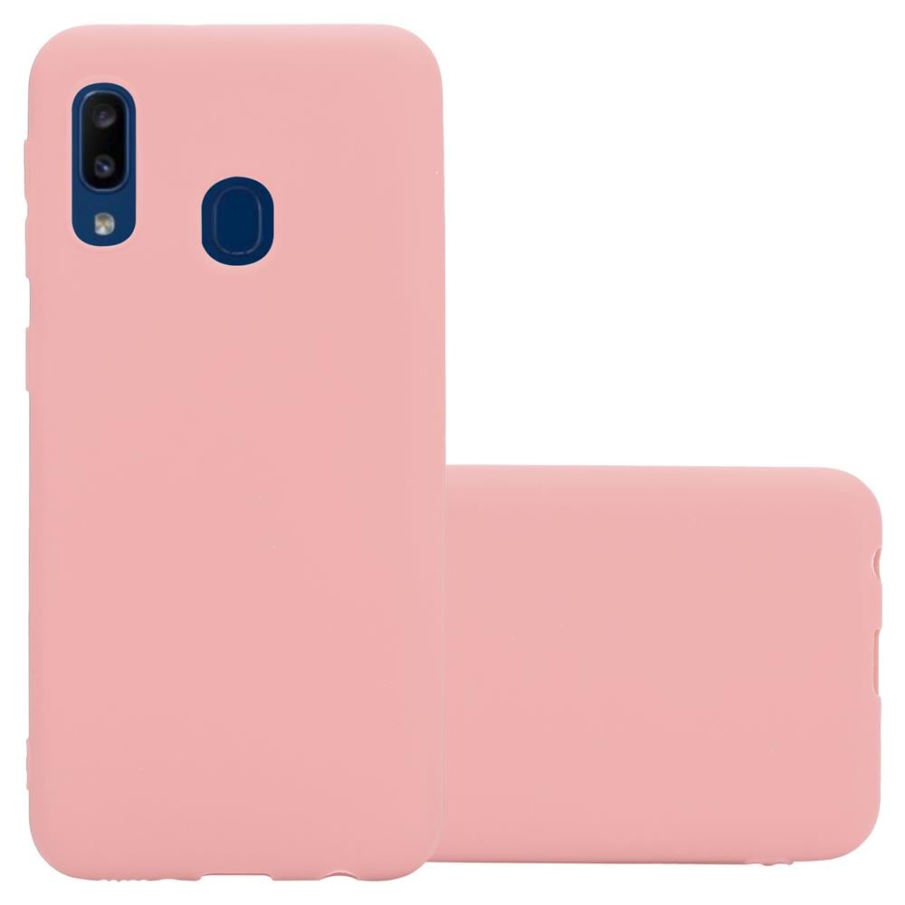 Custodia Compatibile Con Samsung Galaxy A20e In Candy Rosa - Coperchio Protettivo In Silicone Tpu Flessibile - Foto 1