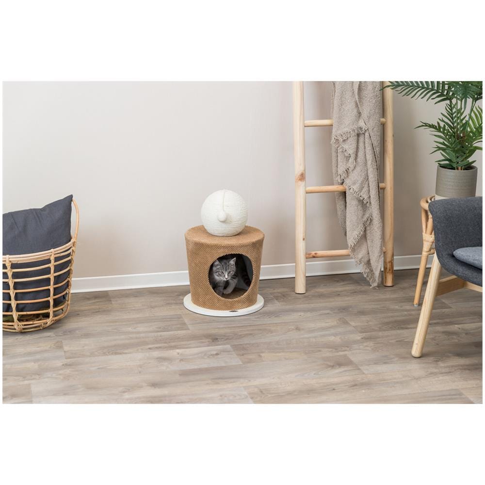 Nicchia Per Gatti Con Palla Tiragraffi 36x50 Cm Tortora - Foto 8