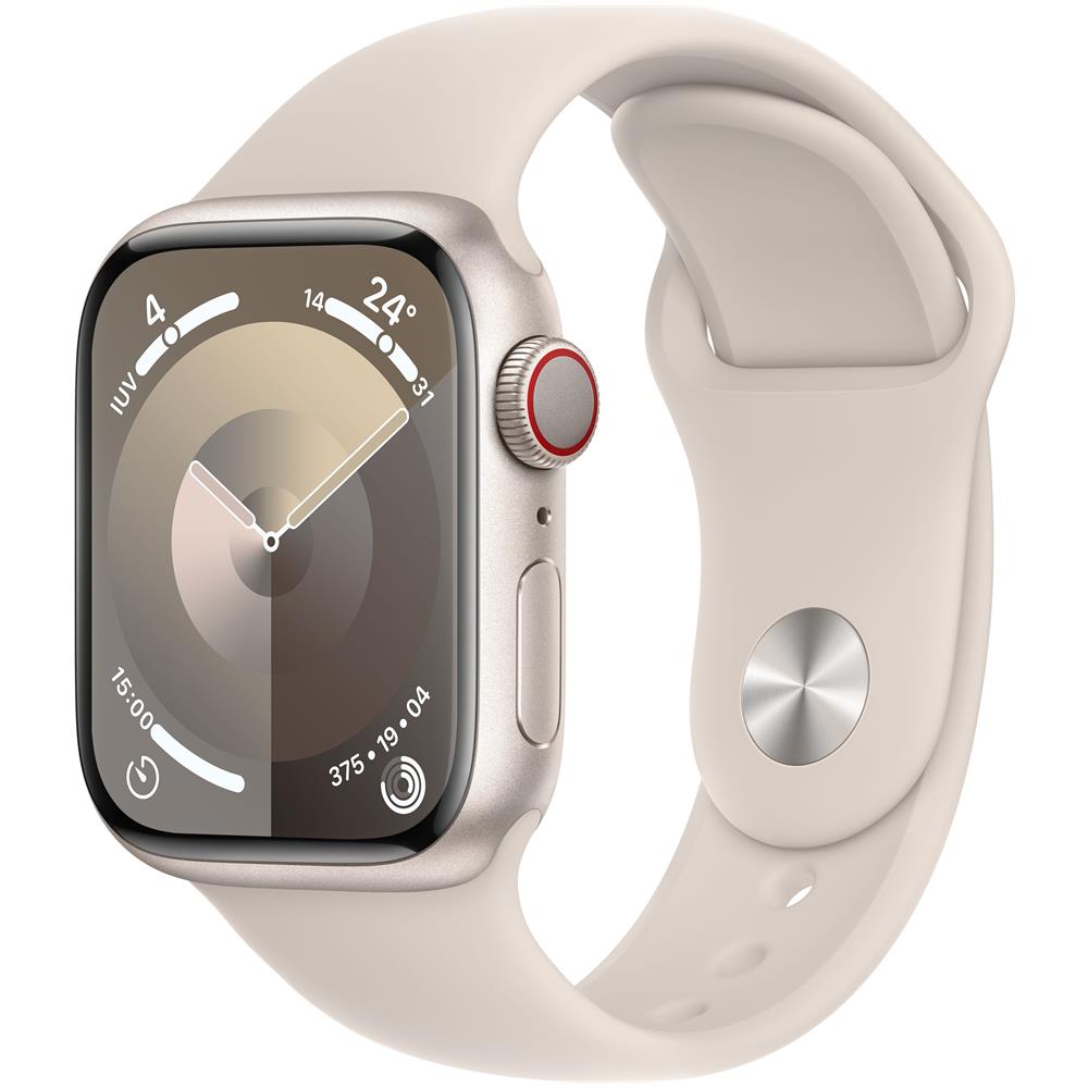 Watch Series 9 GPS + Cellular Cassa 41mm in Alluminio Galassia con Cinturino Sport Galassia - S /M - Foto 2