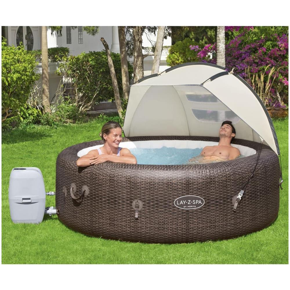 Tettoia Per Idromassaggio Lay-z-spa 183x94x109 Cm - Foto 1