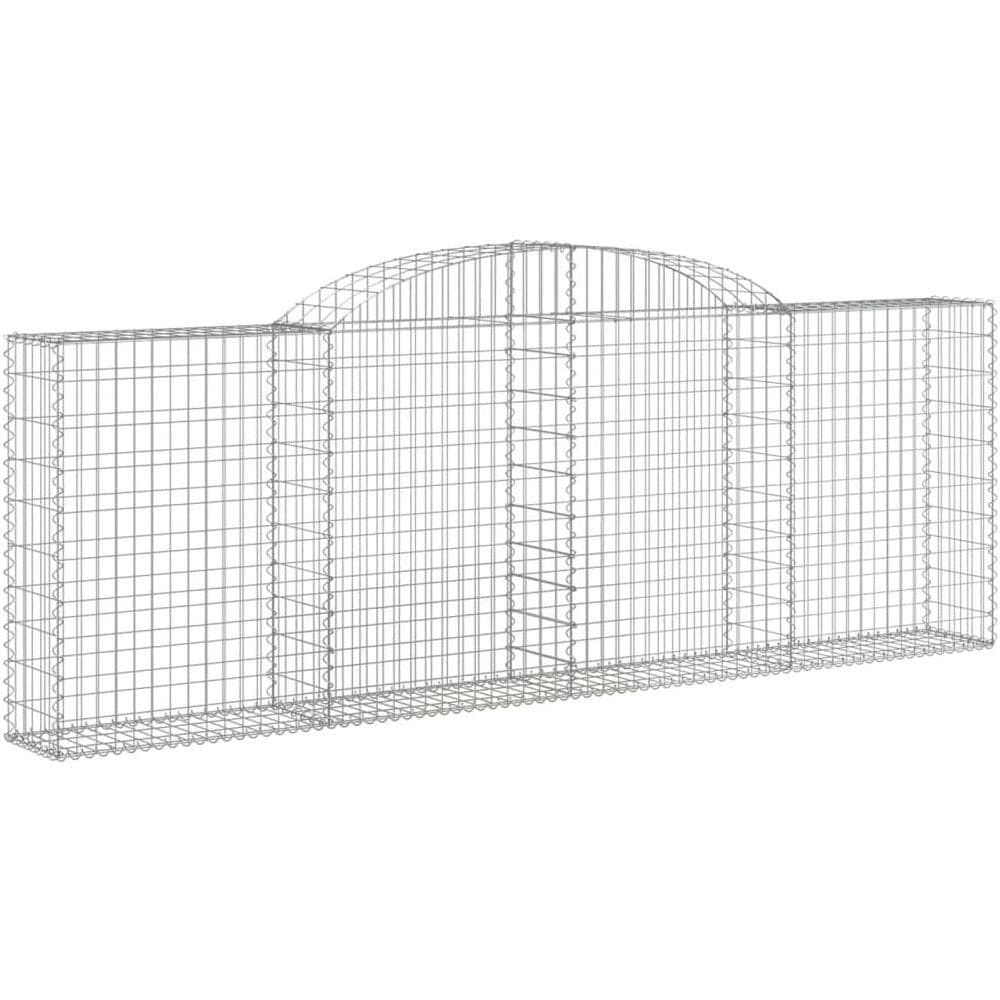 Cesti Gabbioni Ad Arco 17 Pz 300x30x100/120 Cm Ferro Zincato - Foto 3