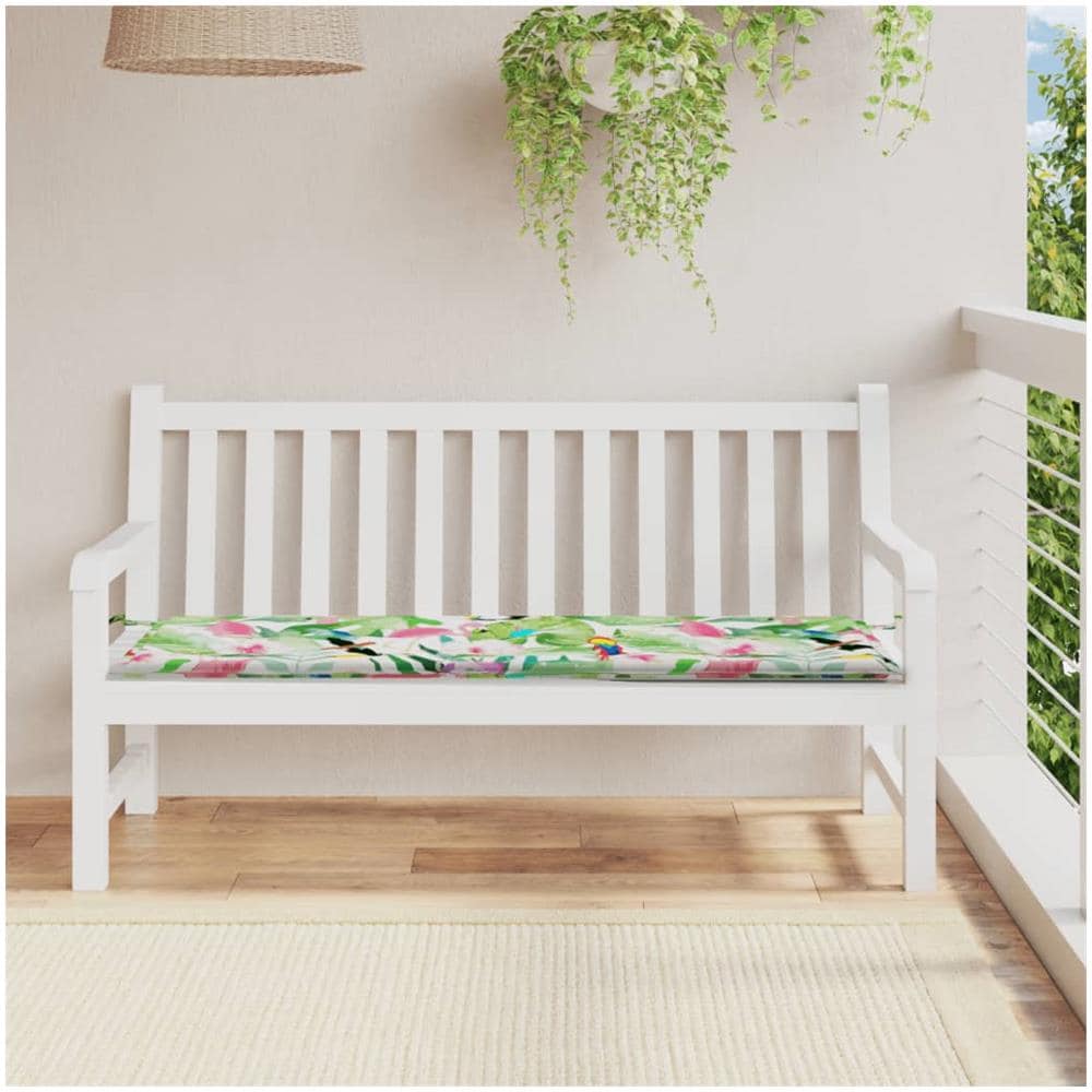 Cuscino Panca Giardino Multicolore 150x50x3cm In Tessuto Oxford - Foto 1