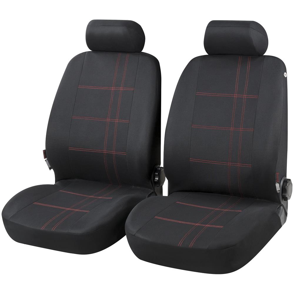 Coprisedili Auto Nashville Nero Per Due Sedili Anteriori - Foto 1