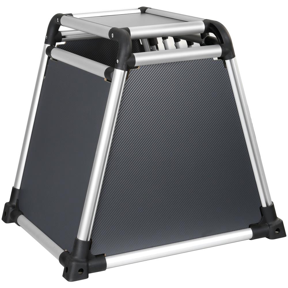 Premium, Trasportino In Lega Di Alluminio, Specifico Per Il Trasporto Di Animali In Auto - Type 1 - 50 X 60 X H 55 Cm - Foto 2