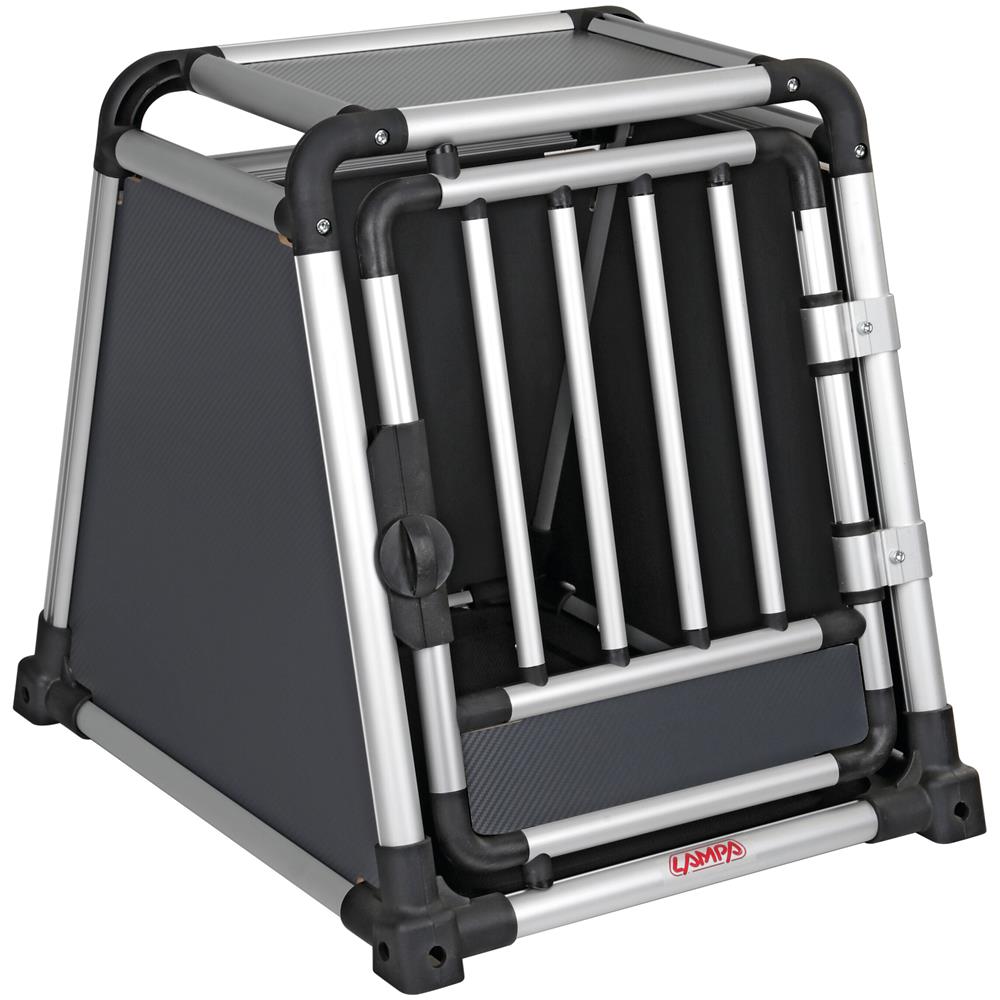 Premium, Trasportino In Lega Di Alluminio, Specifico Per Il Trasporto Di Animali In Auto - Type 1 - 50 X 60 X H 55 Cm - Foto 1