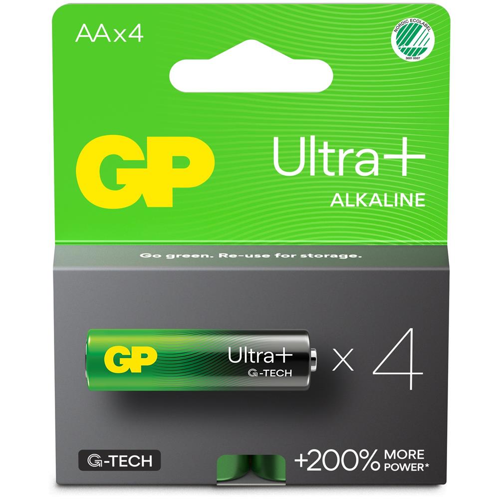 Confezione 4 Batterie Gp Ultra Plus Alcaline Stilo Aa 15aup /lr6 - Foto 1