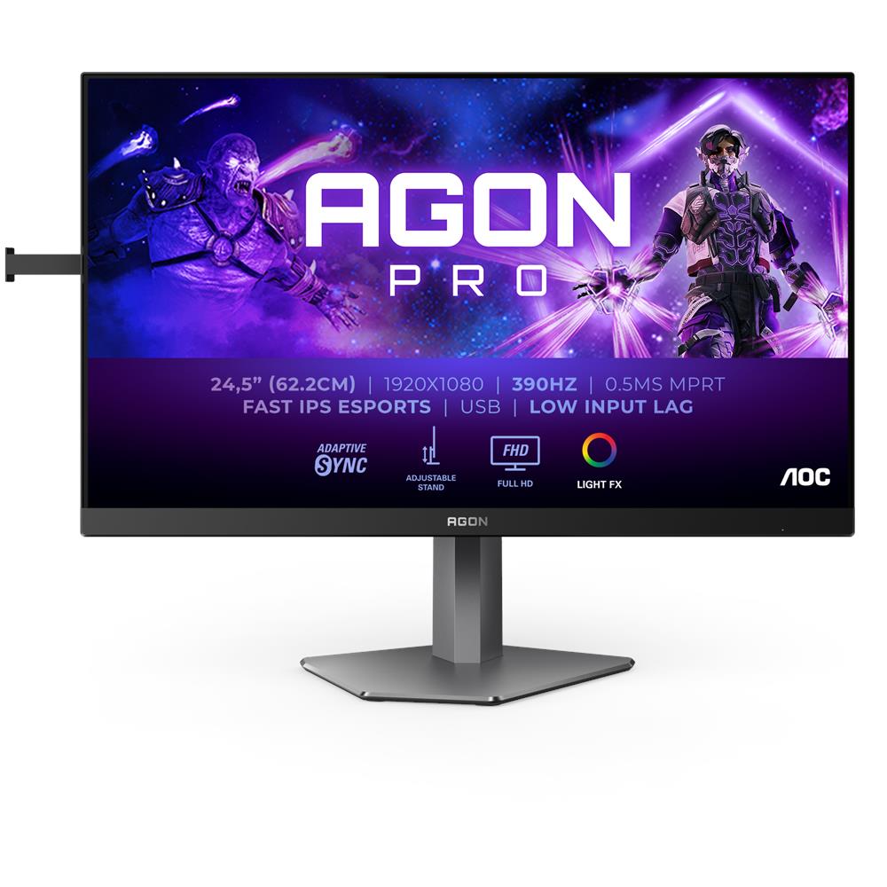 Monitor 24.5" LCD IPS Gaming AGON PRO AG256FS Full HD 1920 x 1080 Pixel Tempo di Risposta 0.3 ms Frequenza di Aggiornamento 390 (Hz) - Foto 1