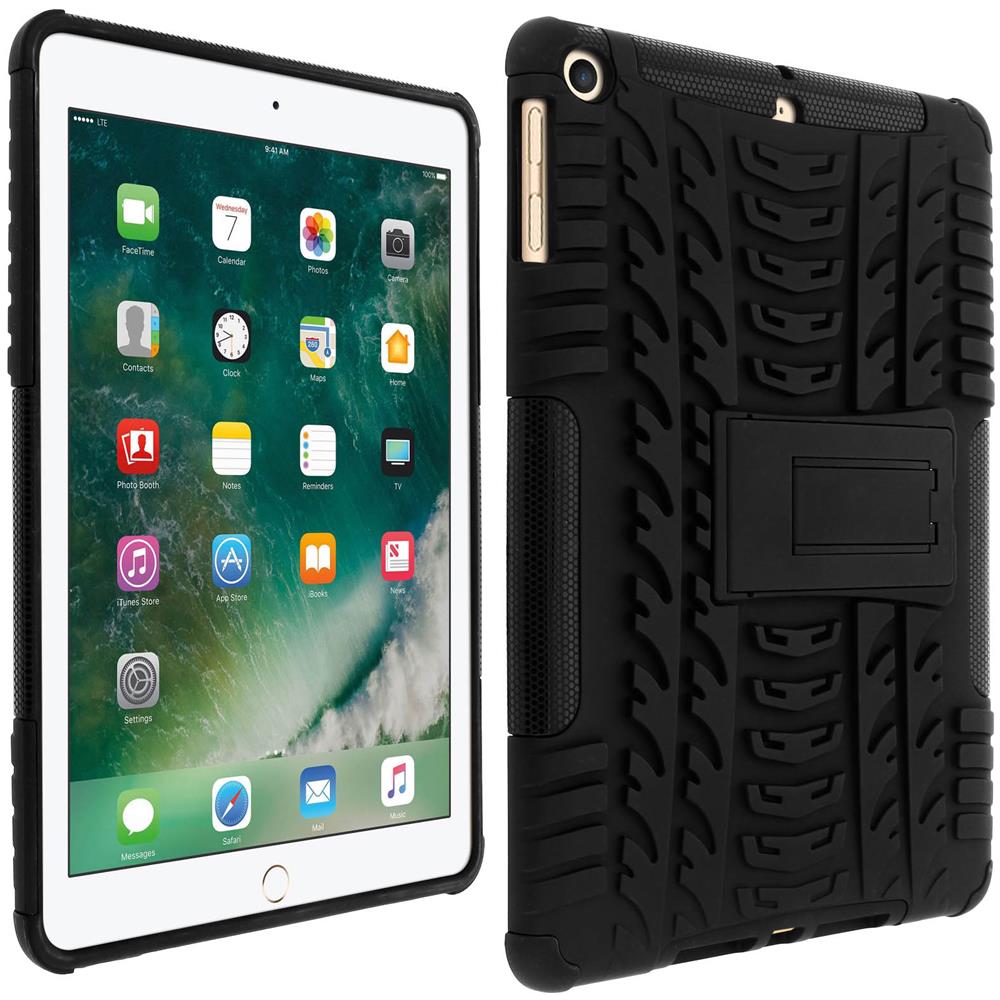 Cover Per Apple Ipad 9.7 (2017) - Protezione Antishock Doppio Strato Nera - Foto 1