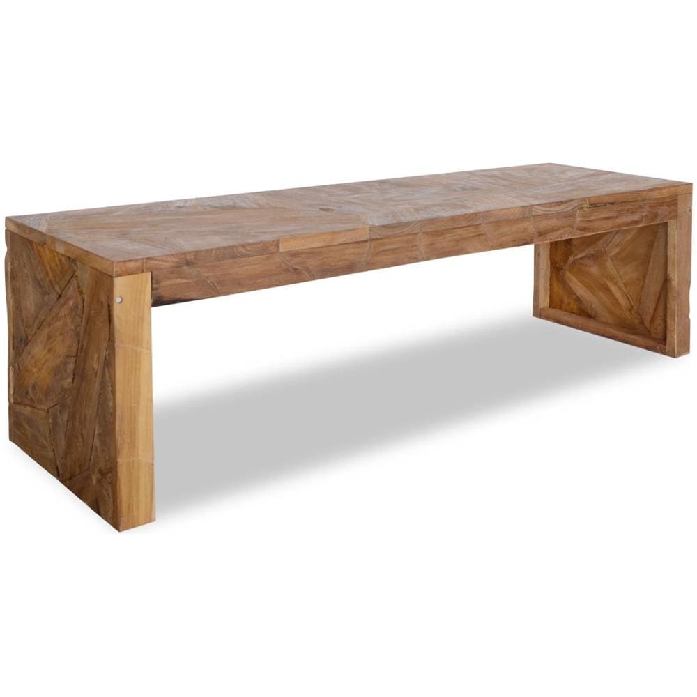 VIDAXL - Mobile Porta Tv In Legno Di Teak Stile Erosione 120x35x35 ... VIDAXL - Mobile Porta Tv In Legno Di Teak Stile Erosione 120x35x35 ...