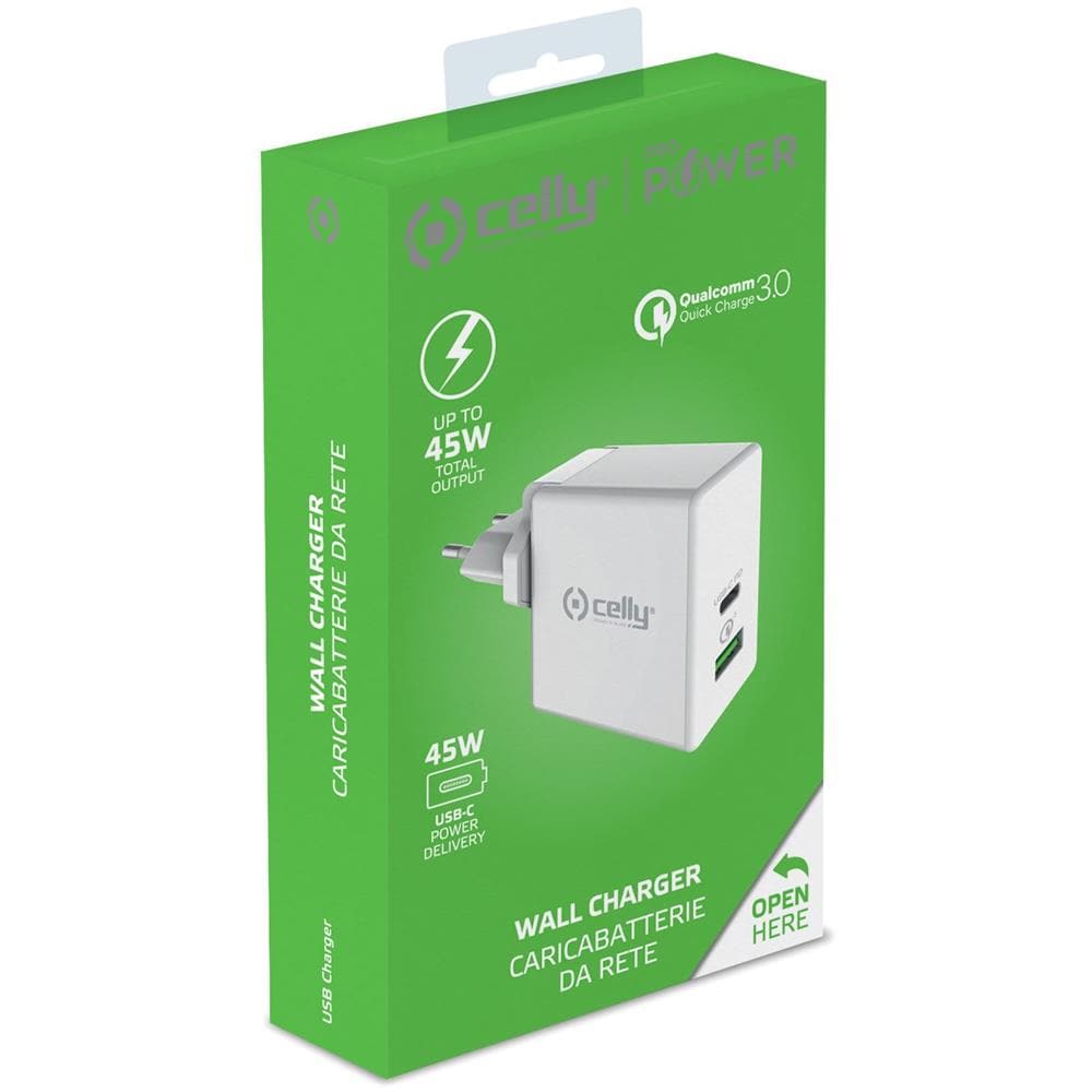 Caricabatterie da Rete Universale ProPower con 2 Porte USB 45 W Colore Bianco - Foto 4