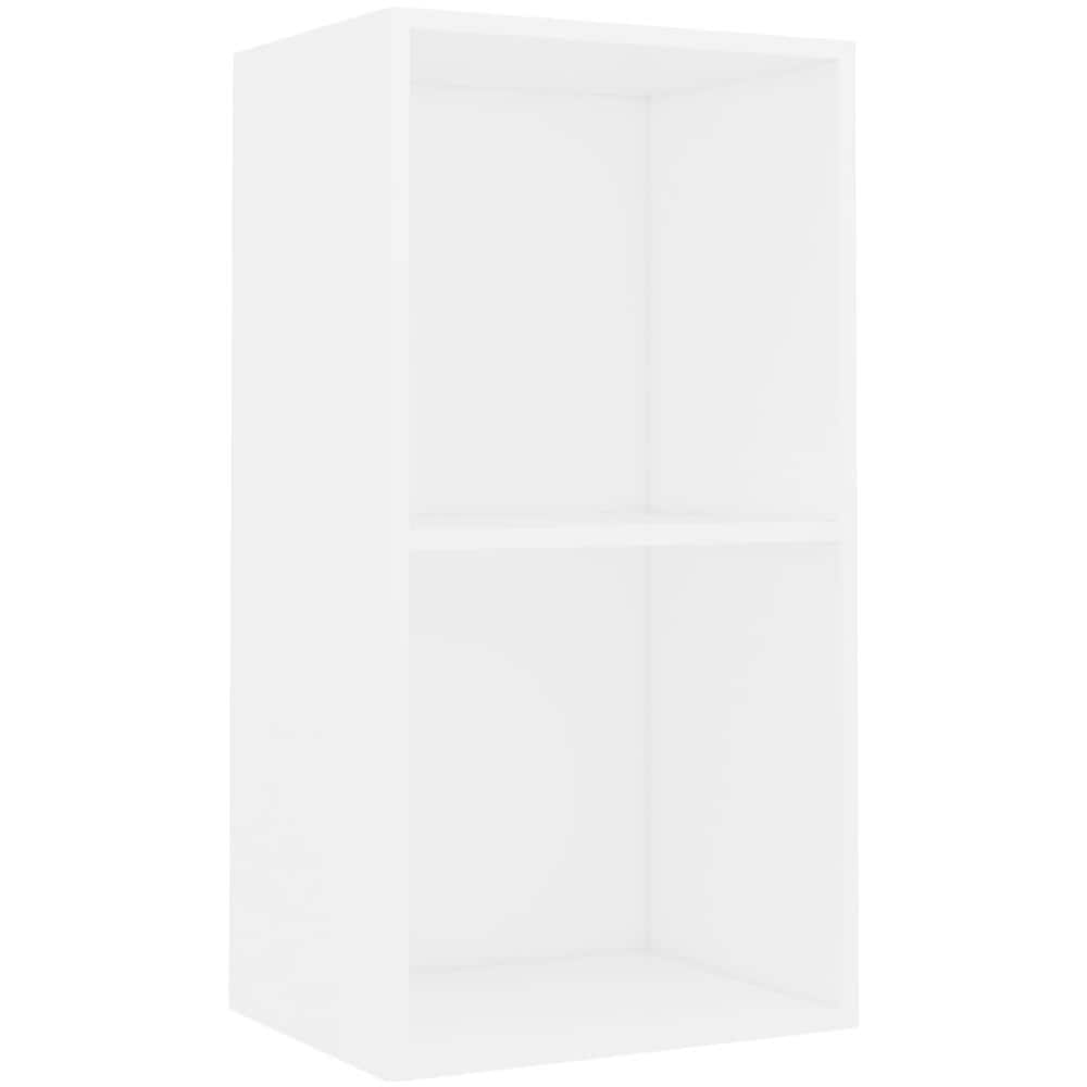 Libreria A 2 Ripiani Bianca 40x30x76,5 Cm In Truciolato - Foto 2
