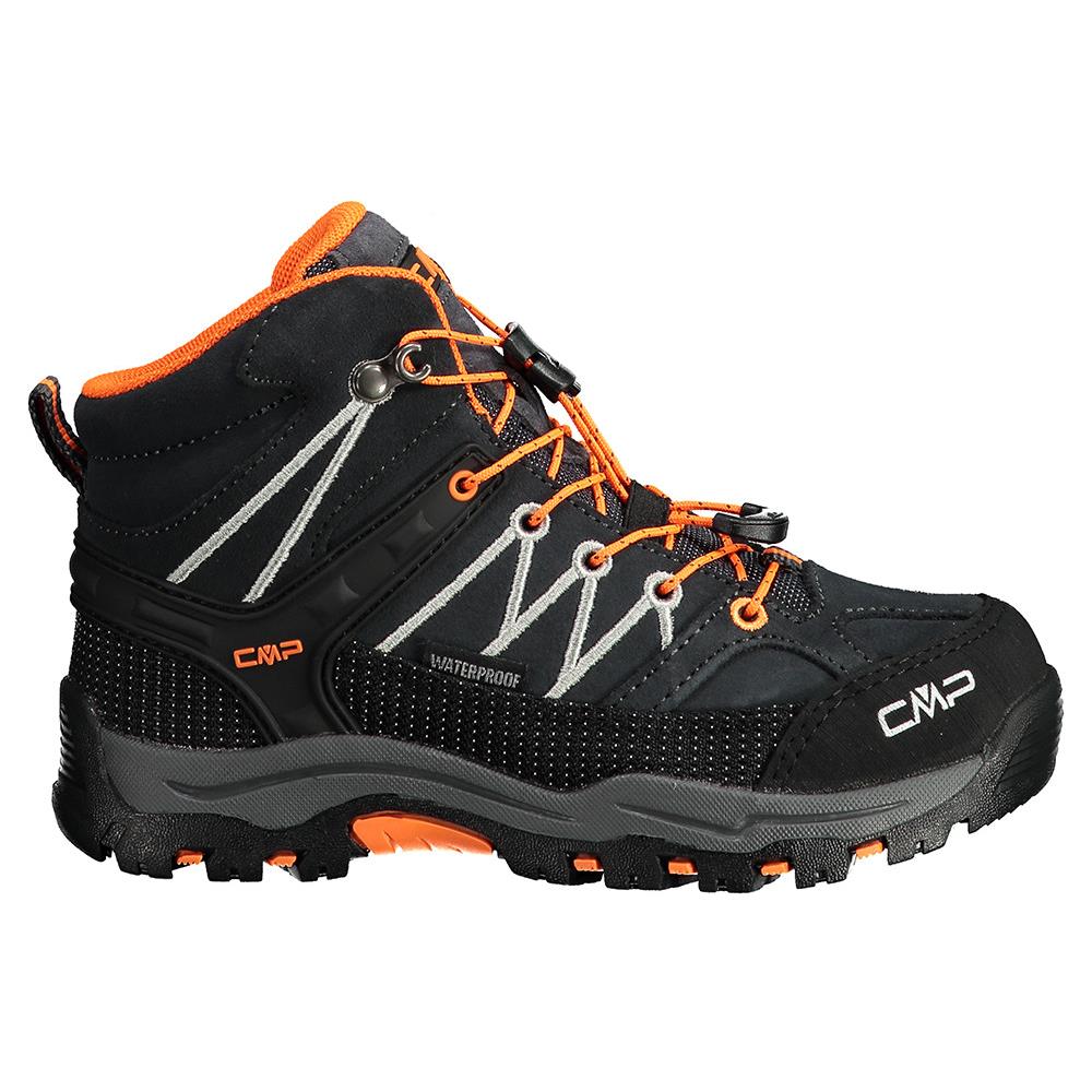 Scarpe Kids Rigel Mid Trekking Waterproof - Antracite-flash Orange Eu 33.0 - Foto 1