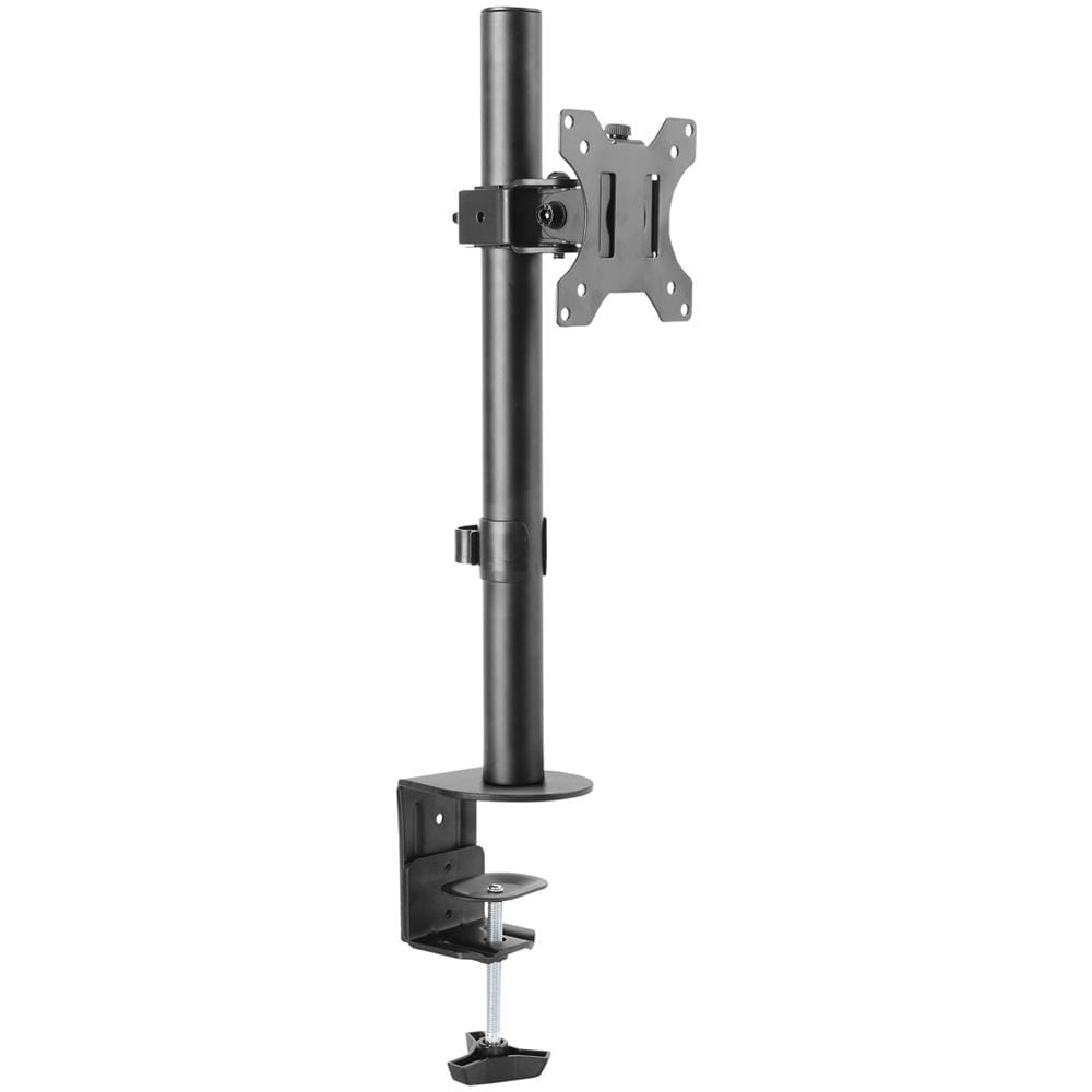 Supporto Da Scrivania Inclinabile E Orientabile Con Altezza Regolabile Per Monitor Con Portata 8kg E Vesa Fino A 100x100mm, Nero - Foto 1