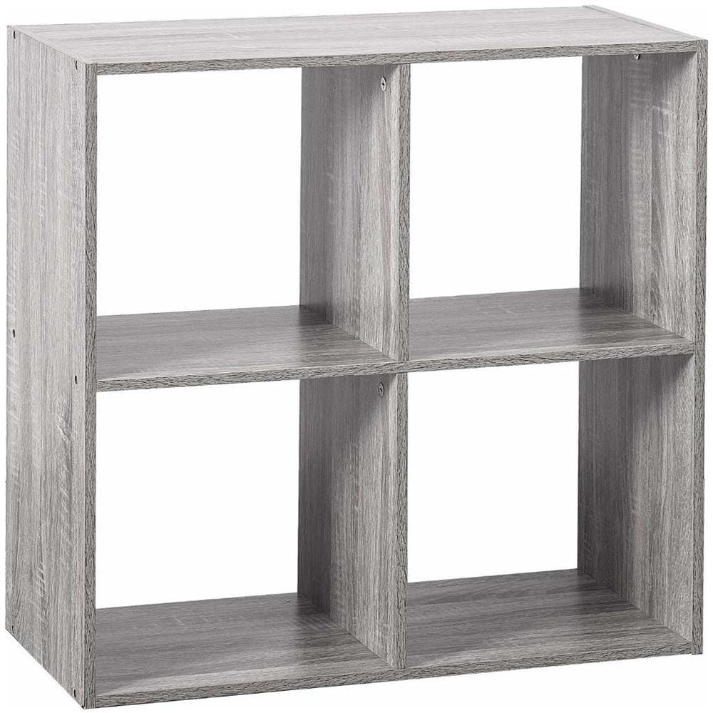 Mensola Decorativa Quadrata, Bianco, 4 Partizioni, 68 X 68 Cm - Foto 1