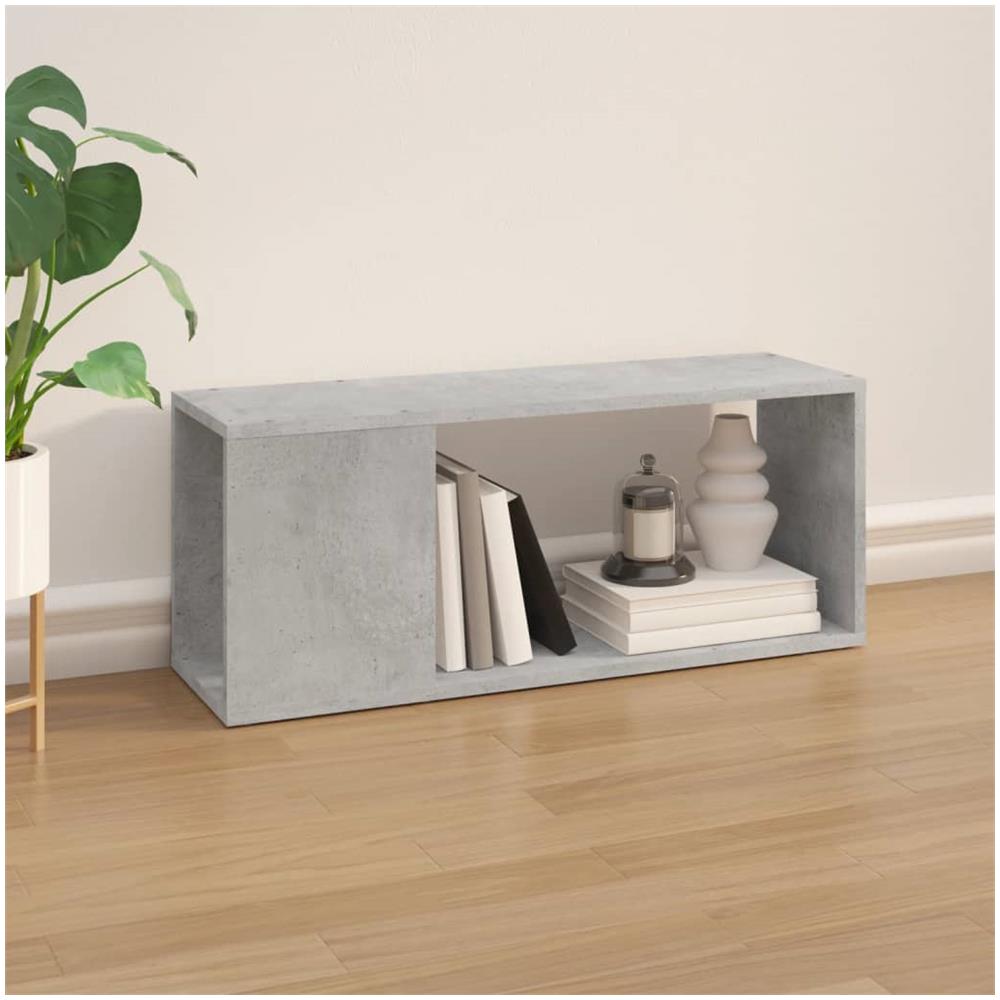 Mobile Tv Grigio Cemento 80x24x32 Cm In Truciolato - Foto 6