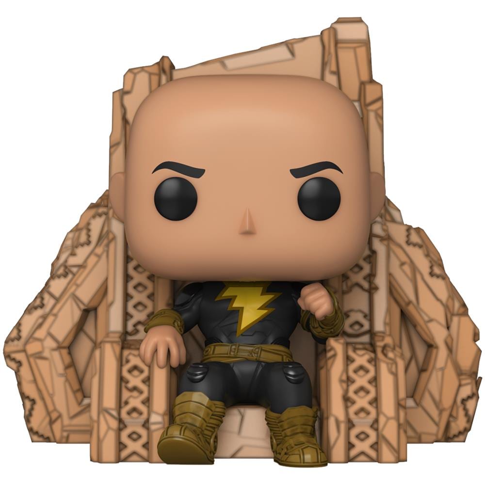 Black Adam Pop! Deluxe Vinyl Figure Black Adam On Throne 9 Cm - Foto 3