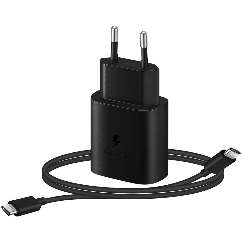 Caricabatterie Fast Charging (15W) con Cavo da USB Type-C a USB Type-C Colore Nero - Foto 2