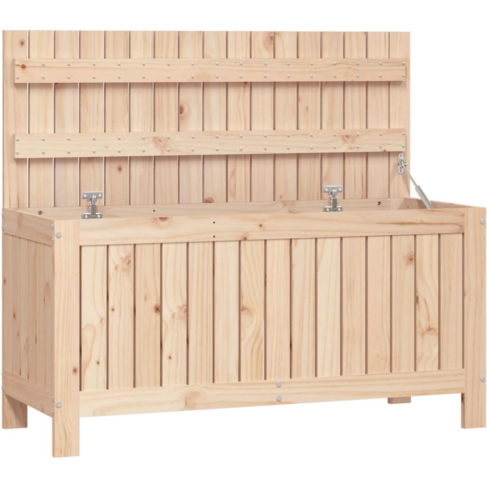 Contenitore Da Giardino 108x42,5x54 Cm Legno Massello Di Pino - Foto 2