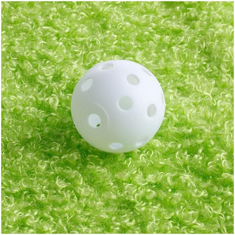 Confezione Da 10 Palline Da Golf Da Allenamento Con Fori White - Foto 2