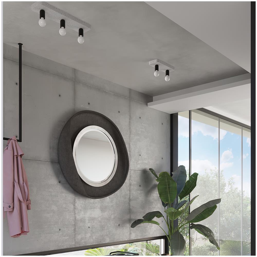 Lampada Da Soffitto Tavo 1 Sl. 1156 - Industriale Lampade Da Soffitto Grigio 10x13.5x13.5 Cm - Foto 1